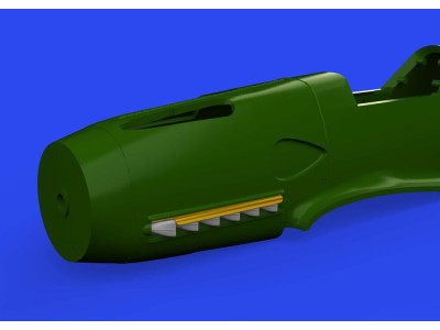 Bf 109F/G exhaust stacks PRINT 1/72 EDUARD 