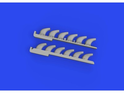 Bf 109F/G exhaust stacks PRINT 1/72 EDUARD 