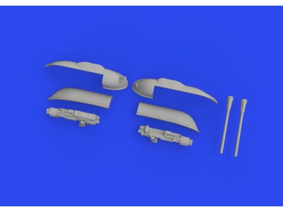 Bf 109F/G/K gun pods PRINT 1/72 EDUARD 