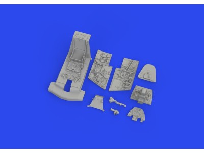 Bf 109F cockpit PRINT 1/72 EDUARD 