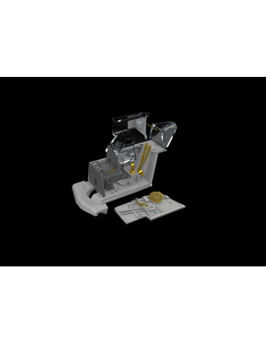 Bf 109F cockpit w/ early seat PRINT 1/72 EDUARD 