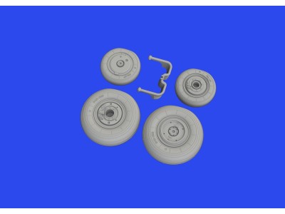 MiG-29 wheels 1/72 GREAT WALL HOBBY 