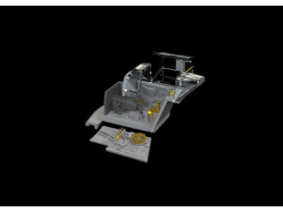 Bf 109G-2 cockpit PRINT 1/72 
