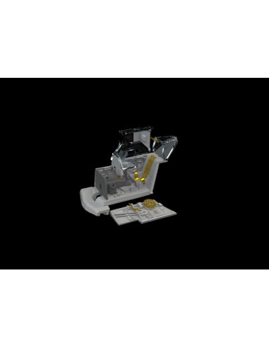 Bf 109G-4 cockpit PRINT 1/72 