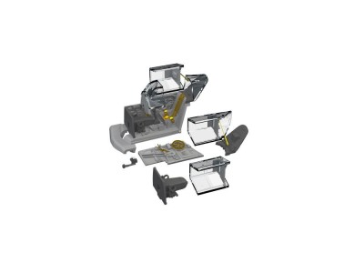 Bf 109G-5/G-6 cockpit PRINT 1/72 