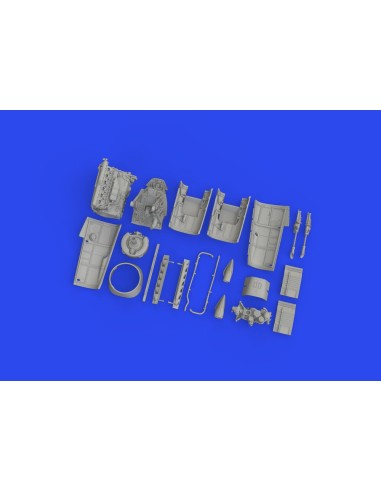 Bf 109F engine PRINT 1/72 EDUARD 