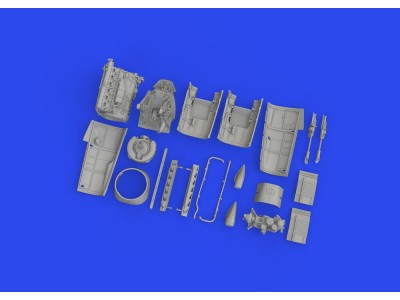 Bf 109F engine PRINT 1/72 EDUARD 