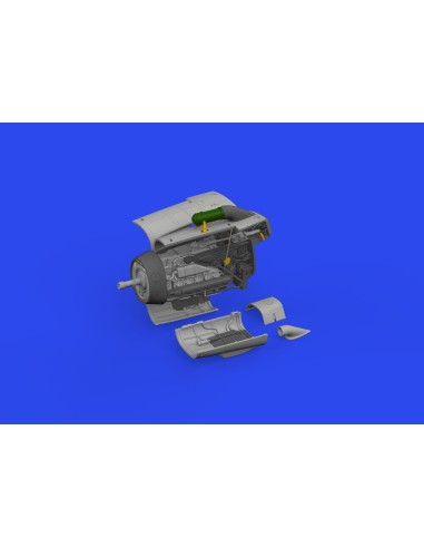 Bf 109F engine PRINT 1/72 EDUARD 