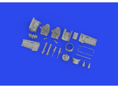 Bf 109G-6 engine PRINT 1/72 EDUARD 