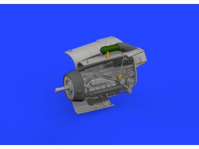 Bf 109G-2/G-4 engine PRINT 1/72 EDUARD 