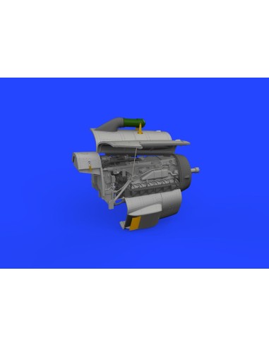 Bf 109G-2/G-4 engine PRINT 1/72 EDUARD 