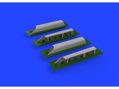 Me 410 exhaust stacks PRINT 1/72 AIRFIX 