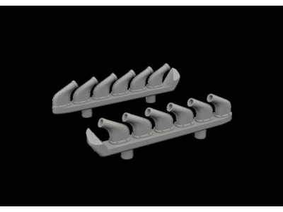 P-51D exhaust stacks PRINT 