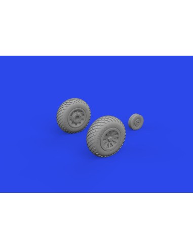 P-51D wheels diamond tread 