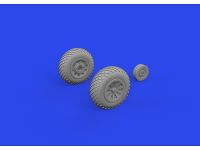 P-51D wheels diamond tread 