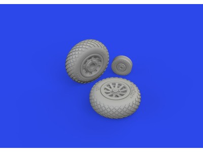 P-51D wheels diamond tread 
