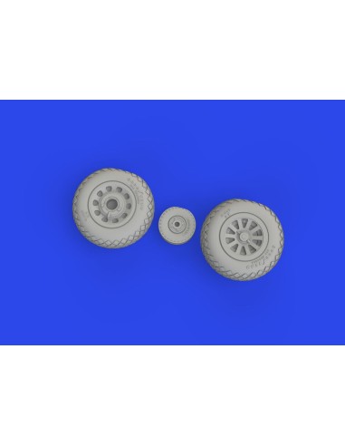 P-51D wheels diamond tread 