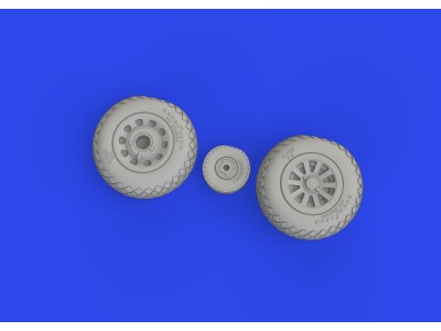 P-51D wheels diamond tread 