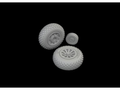 P-51D wheels diamond tread 
