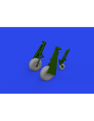 P-51D wheels oval tread 