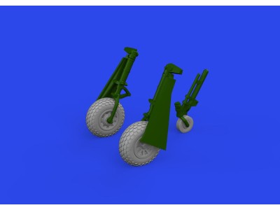 P-51D wheels oval tread 