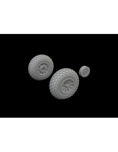 P-51D wheels oval tread 
