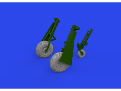P-51D wheels cross tread 