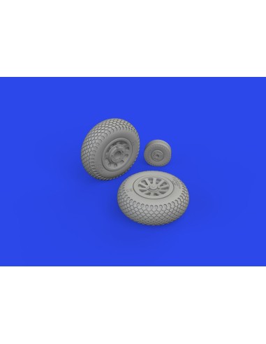 P-51D wheels cross tread 