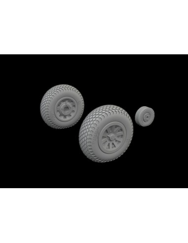P-51D wheels cross tread 