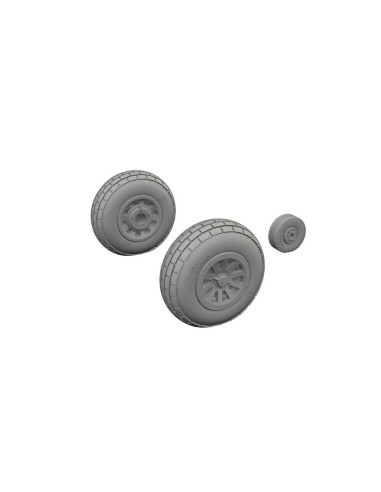 P-51D wheels block tread 1/72 