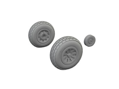P-51D wheels block tread 1/72 