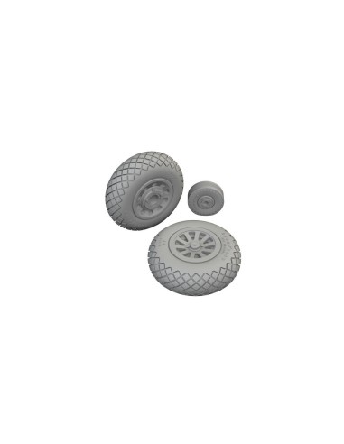 P-51D wheels diamond tread 2 1/72 