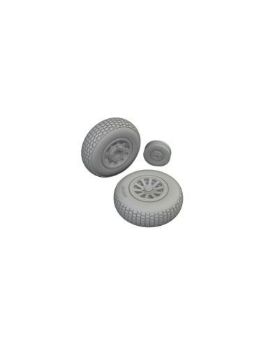 P-51D wheels block tread 2 1/72 