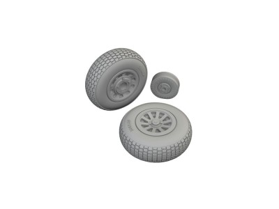 P-51D wheels block tread 2 1/72 