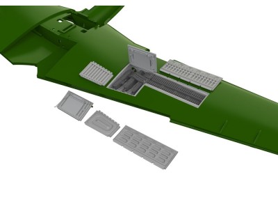 P-51D gun bays PRINT 