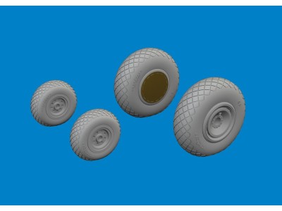 B-24H wheels  AIRFIX 