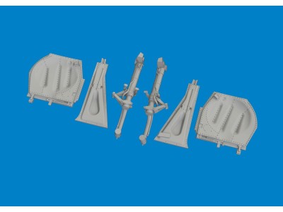 P-51D undercarriage legs PRINT  EDUARD 