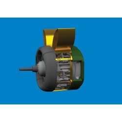 B-24H engines PRINT  AIRFIX  2
