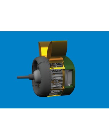 B-24H engines PRINT  AIRFIX 