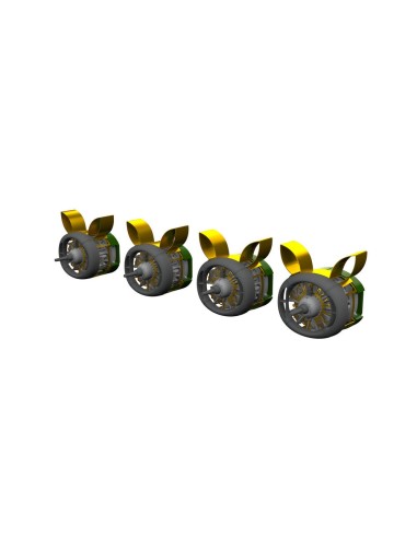 B-24H engines PRINT  AIRFIX 