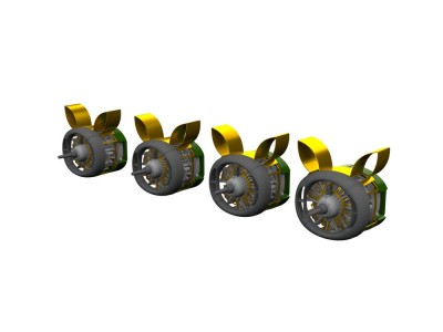 B-24H engines PRINT  AIRFIX 