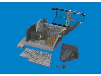 Bf 109G-10 cockpit PRINT 