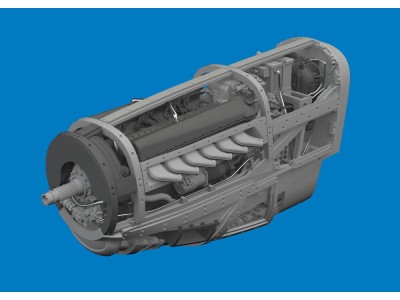 P-51D engine PRINT  EDUARD 