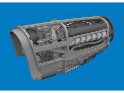 P-51D engine PRINT  EDUARD 