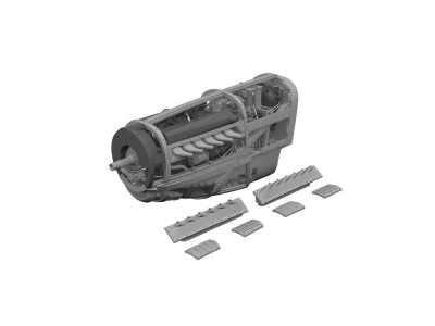 P-51D engine PRINT  EDUARD 