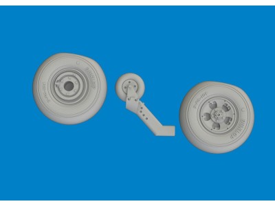Spitfire Mk.V wheels  TAMIYA 