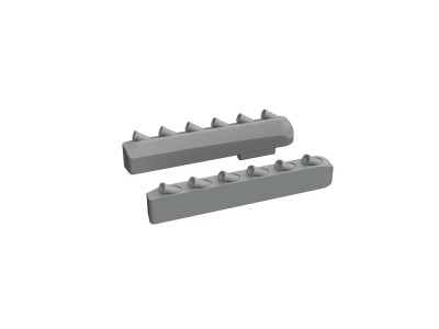 P-51 exhaust stacks w/ fairing PRINT  TAMIYA 