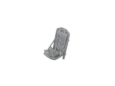 P-51D seat w/ integral belts PRINT  EDUARD 