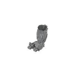 MiG-21 seat w/ integral belts PRINT  EDUARD 
