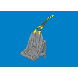 Spitfire Mk.I/II/V metal seat w/ integral belts PRINT for IBG  2